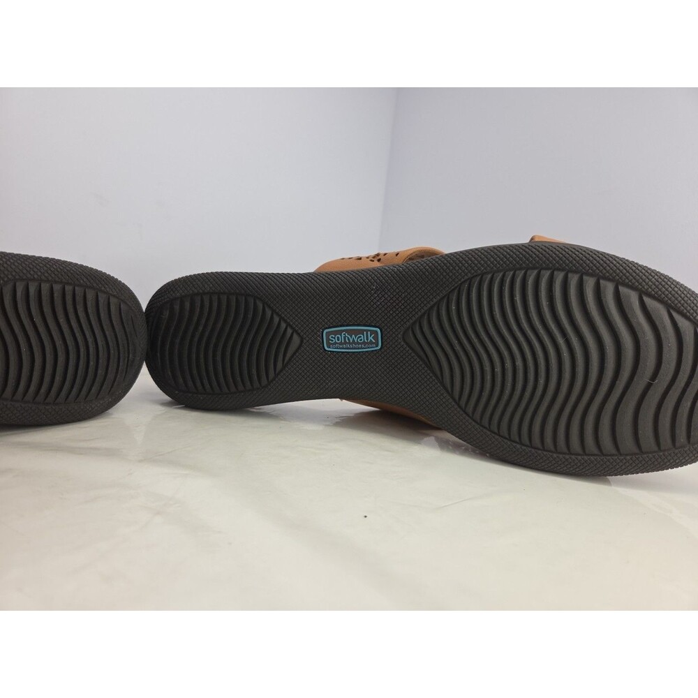 Softwalk Tillman S1502-267 Womens Brown Leather Comfort Slides Sandals Sz 12 EUC - Picture 12 of 13